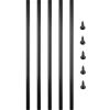 VEVOR Deck Balusters, 51 Pack Metal Deck Spindles, 32"x0.75" Staircase Baluster with Screws, Aluminum Alloy Deck Railing for Wood and Composite Deck,