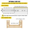 VEVOR Heavy Duty Drawer Slides 2PCS Drawer Slides 36" Locking Drawer Slides 250LBS Capacity Heavy Duty Slides Three Section Full Extension Drawer Slid