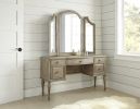 Highland Park - Vanity Desk - Waxed Driftwood