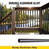 VEVOR Deck Balusters, 51 Pack Metal Deck Spindles, 32"x0.75" Staircase Baluster with Screws, Aluminum Alloy Deck Railing for Wood and Composite Deck,