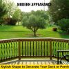 VEVOR Deck Balusters, 51 Pack Metal Deck Spindles, 32.25"x1" Staircase Baluster with Screws, Iron Deck Railing for Wood and Composite Deck, Stylish Ba