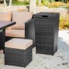 Wicker Trash Can