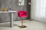 COOLMORE Vintage Bar Stools with Back and Footrest Counter Height Dining Chairs 2PC /SET