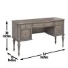 Highland Park - Vanity Desk - Waxed Driftwood
