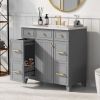 36" Bathroom Vanity Cabinet with Sink Top Combo Set, Single Sink, Shaker Cabinet with Soft Closing Door and Drawer