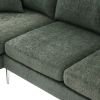 [VIDEO provided][New]84 "Modern Chenille L-Shaped Sofa with Reversible Lounge,Convertible Sectional Couch Set,4 Seat Indoor Furniture with Reversible