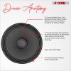 5 Core Speaker Subwoofer 12 Inch PA DJ Subs 200W Max Pro Audio 8Ohm Replacement Subwoofers - SP 12120