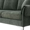 [VIDEO provided][New]84 "Modern Chenille L-Shaped Sofa with Reversible Lounge,Convertible Sectional Couch Set,4 Seat Indoor Furniture with Reversible