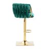 COOLMORE Vintage Bar Stools with Back and Footrest Counter Height Dining Chairs 2PC/SET